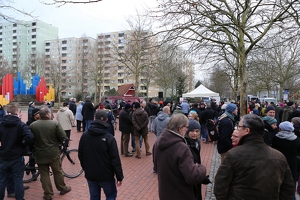 NPD Kundgebung in Bergedorf
