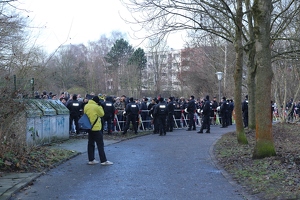 NPD Kundgebung in Bergedorf