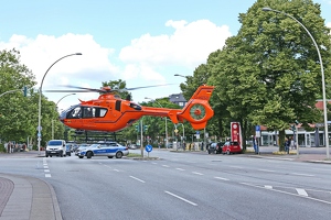 Verkehrsunfall am Sander Damm in Lohbrügge